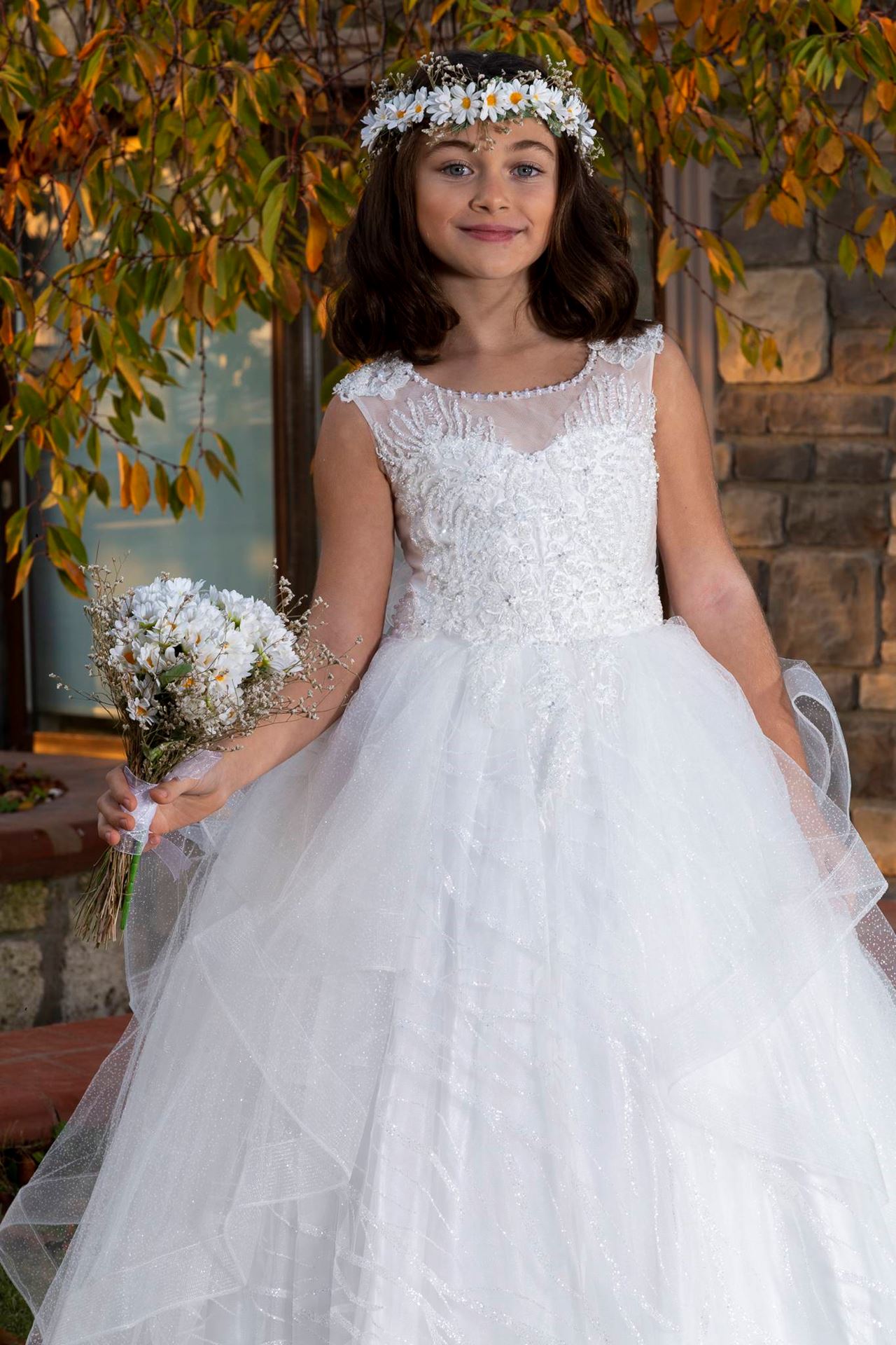 Cyrene 2-6 Years Old Girl Dress 20064 Off White