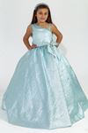 Sukienka dla dziewczynki w wieku 7–11 lat Pebble 30051 Baby Blue