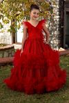 Pixie 7-11 Years Old Girl Dress 30080 Red
