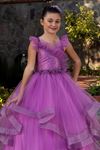Belle 7-11 Years Old Girl Dress 30081 Lilac