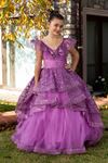 Serene 7-11 Years Old Girl Dress 30083 Lilac