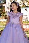 Vogue Robe Fille 7-11 Ans 30086 Lilas