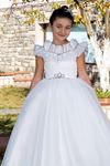 Vogue 7-11 Years Old Girl Dress 30086 Off White