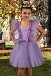 Robe Fille Pike 7-11 Ans 40008 Lilas