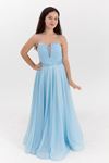 Eclipse 12-16 Years Old Girl Dress 50007 Baby Blue