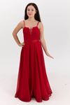 Robe Fille Eclipse 12-16 Ans 50007 Rouge