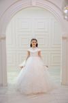 Kleid „Venice“ für 7–11 Jahre alte Mädchen, 30123, gebrochenes Weiß